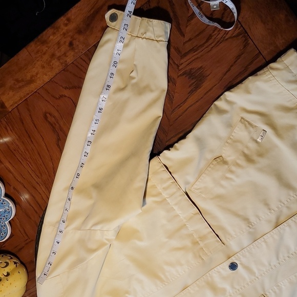 London Fog Annabelle Pale Yellow Weather Resistant Lined Jacket Size Lar… - Picture 14 of 15